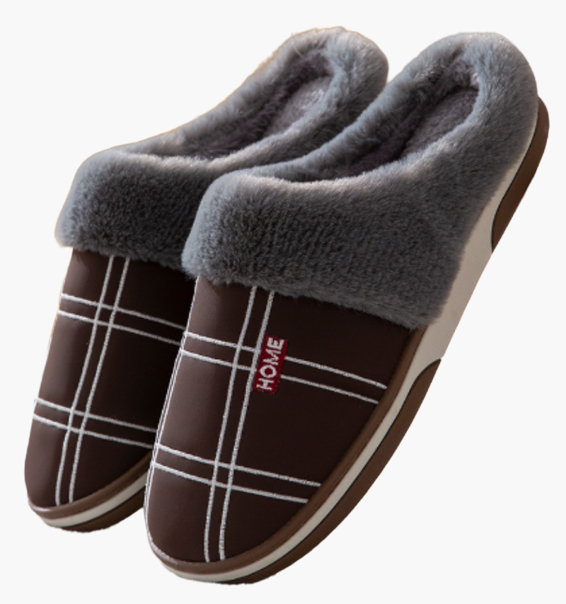 Men's Luxury Anti-Slip Home Slippers for Comfort and Warmth
