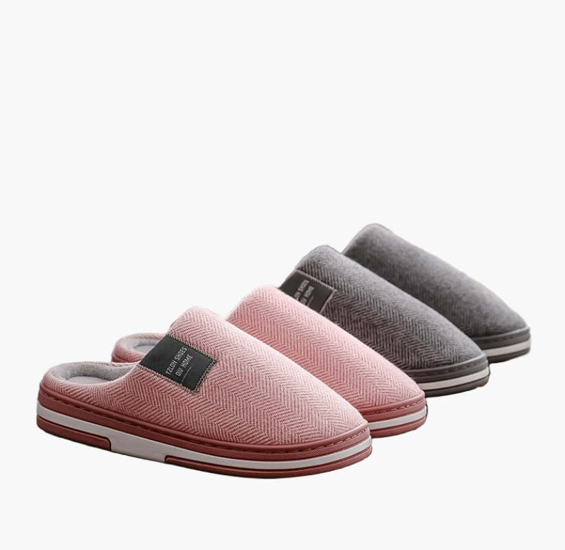 Men's Luxury Slip-On Indoor House Slippers with Anti-Slip Sole, Cozy Warm Comfort, Easy On-Off Style