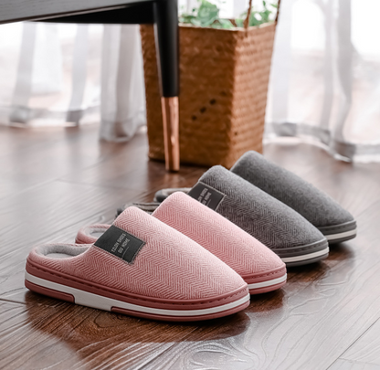 Men's Luxury Slip-On Indoor House Slippers with Anti-Slip Sole, Cozy Warm Comfort, Easy On-Off Style