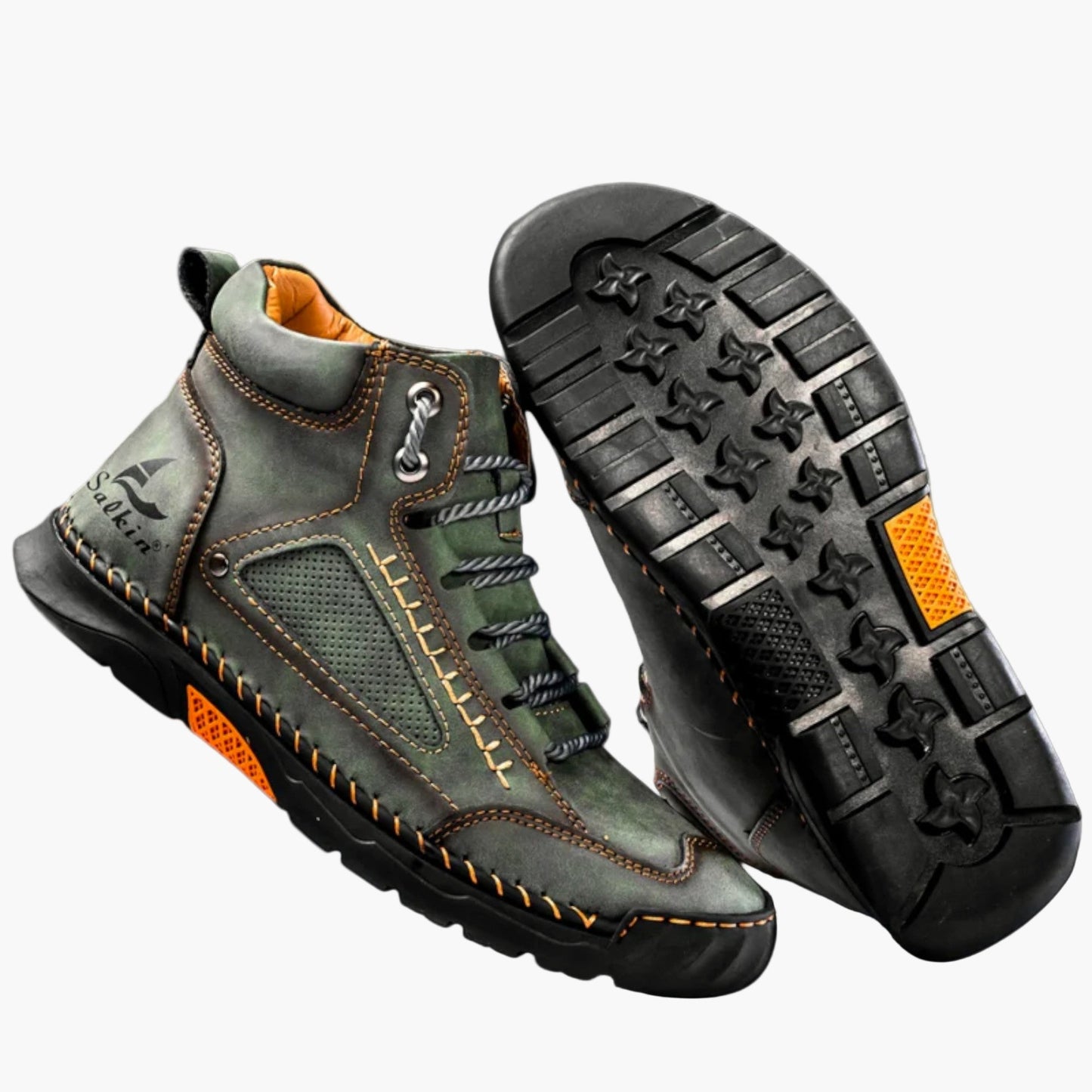 Men's Casual Outdoor Walking Boots – High-Top Ankle Comfort Shoes