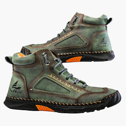 Men's Casual Outdoor Walking Boots – High-Top Ankle Comfort Shoes