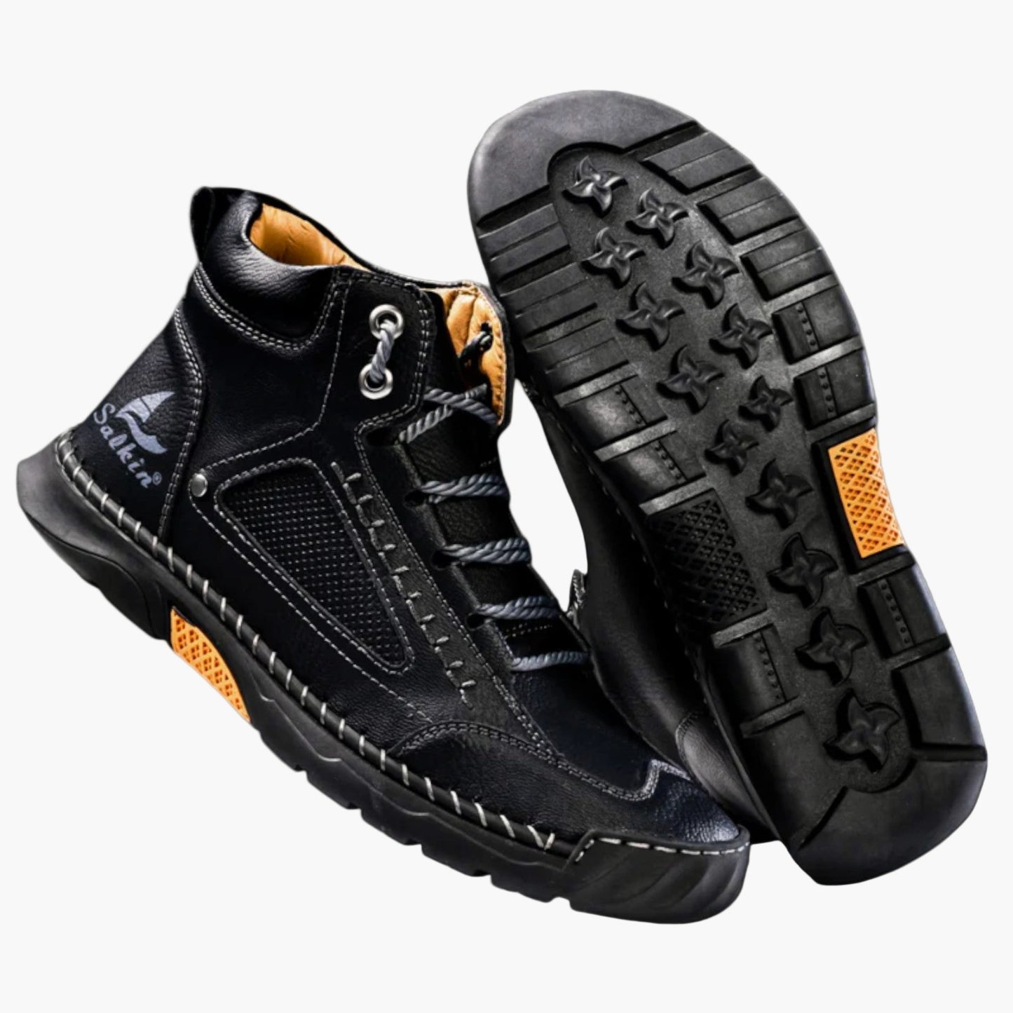 Men's Casual Outdoor Walking Boots – High-Top Ankle Comfort Shoes