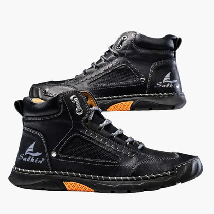 Men's Casual Outdoor Walking Boots – High-Top Ankle Comfort Shoes