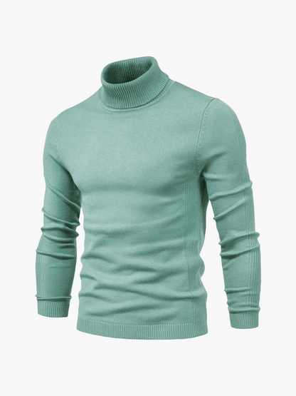 Men's Classic Turtleneck Pullover Sweater for Everyday and Formal Wear