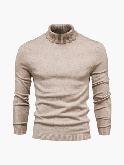 Men's Classic Turtleneck Pullover Sweater for Everyday and Formal Wear