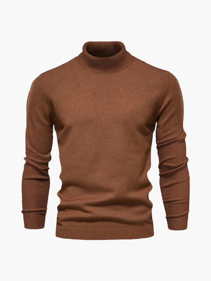 Men's Classic Turtleneck Pullover Sweater for Everyday and Formal Wear