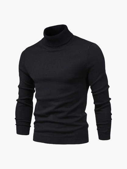 Men's Classic Turtleneck Pullover Sweater for Everyday and Formal Wear