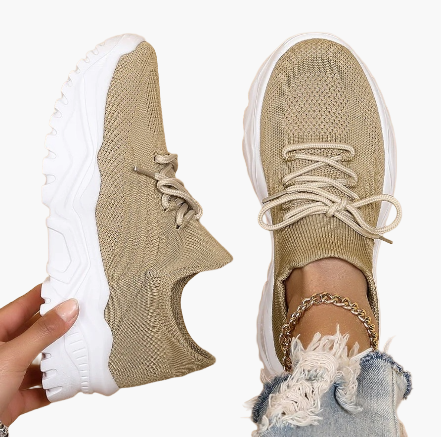 Women's Orthopedic Chunky Sole Sneakers for Comfort and Pain Relief