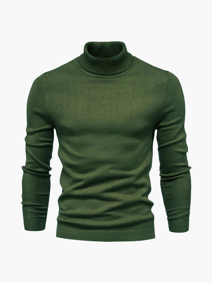 Men's Classic Turtleneck Pullover Sweater for Everyday and Formal Wear