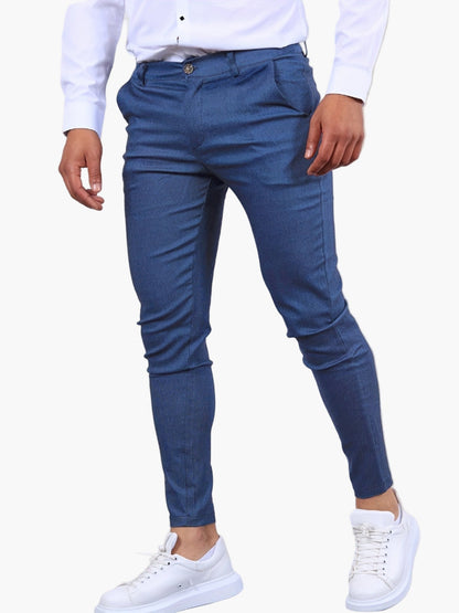 Men's Skinny-Fit Chino Pants – Modern Slim Style for Casual and Semi-Formal Wear