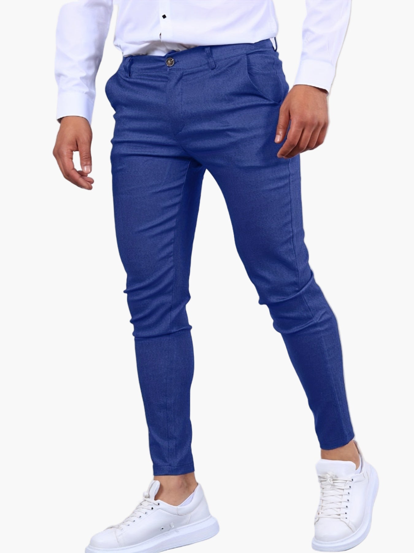 Men's Skinny-Fit Chino Pants – Modern Slim Style for Casual and Semi-Formal Wear