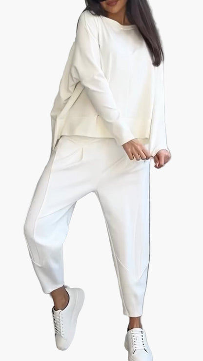 Women's Relaxed Fit Two-Piece Lounge and Casual Set – Cozy Everyday Wear