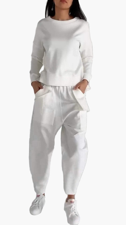 Women's Relaxed Fit Two-Piece Lounge and Casual Set – Cozy Everyday Wear