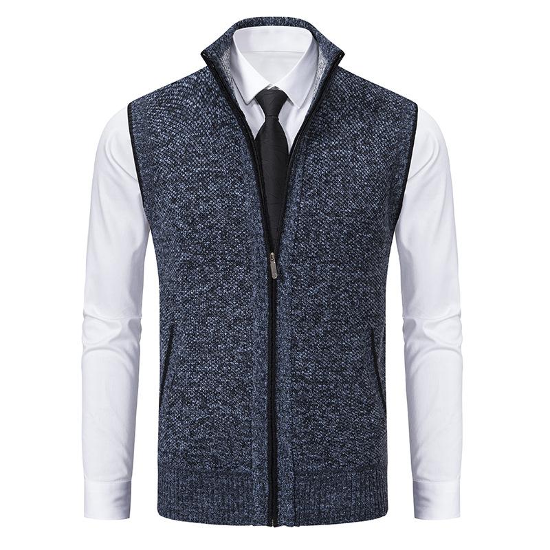 Men's Modern Business Casual Zipper Vest – Versatile Layer for Office and Events