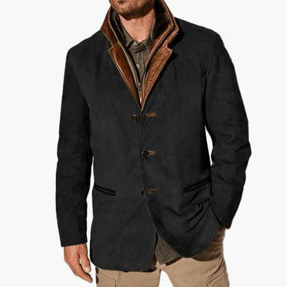 Men's Classic Vintage-Inspired Smart Casual Jacket for Fall and Winter