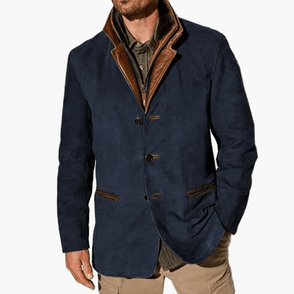 Men's Classic Vintage-Inspired Smart Casual Jacket for Fall and Winter