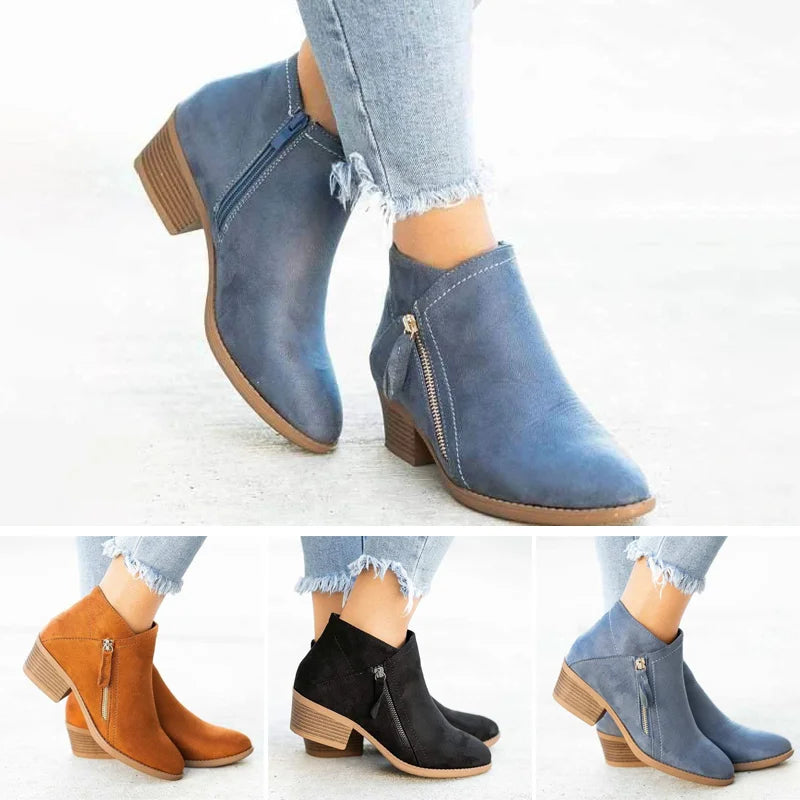 Women's Orthopedic Ankle Boots – Fashionable Supportive Everyday Booties
