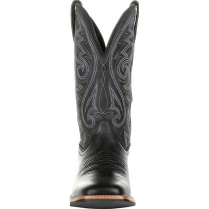 Men's Western Cowboy Boots Classic Mid-Calf Western Style Slip-On Boots