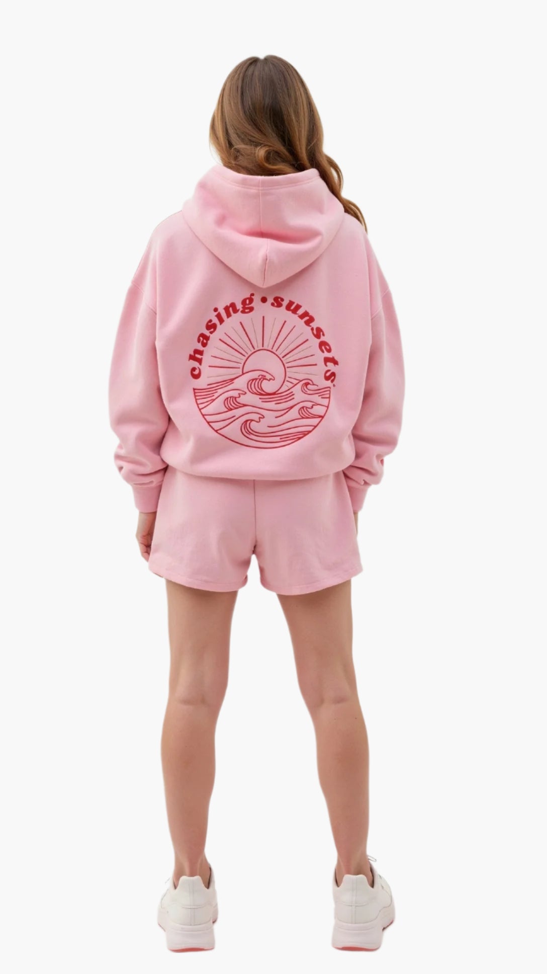 Women's Relaxed Fit Embroidered Tropical Hoodie – Everyday Casual Style