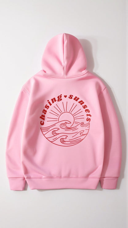 Women's Relaxed Fit Embroidered Tropical Hoodie – Everyday Casual Style