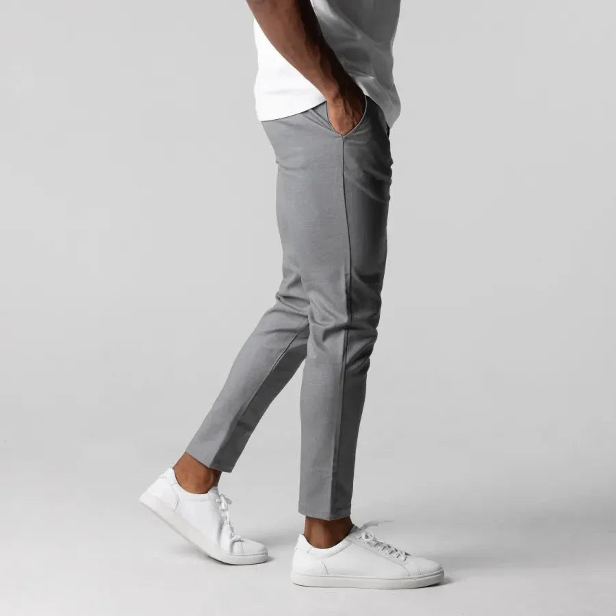 Men's Slim-Fit Chino Pants – Modern Office & Casual Style