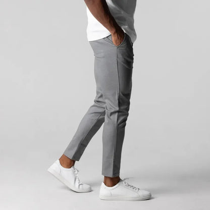 Men's Slim-Fit Chino Pants – Modern Office & Casual Style