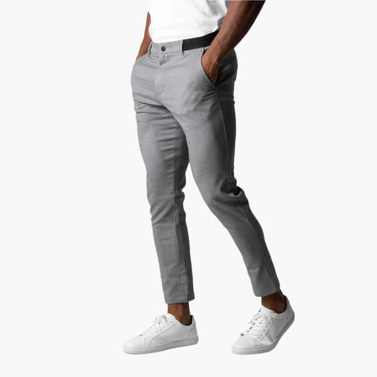 Men's Slim-Fit Chino Pants – Modern Office & Casual Style