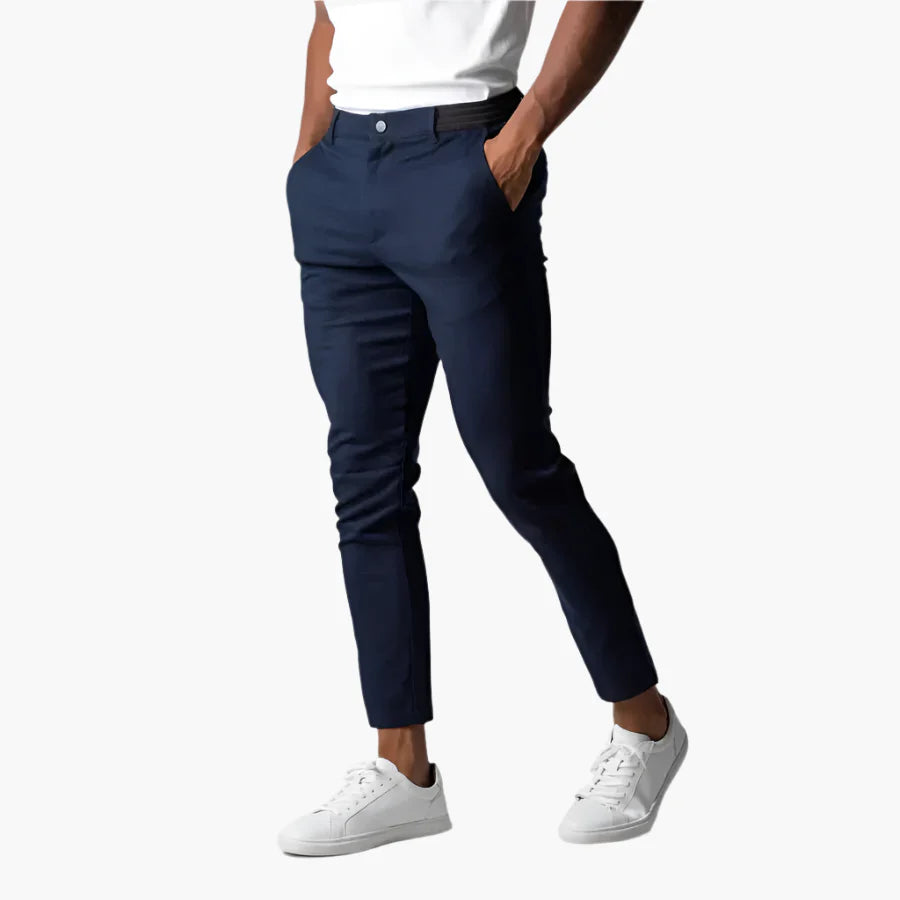 Men's Slim-Fit Chino Pants – Modern Office & Casual Style