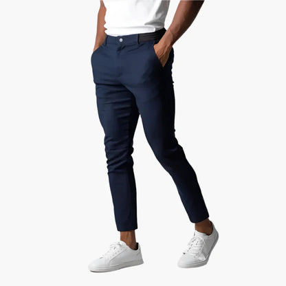Men's Slim-Fit Chino Pants – Modern Office & Casual Style