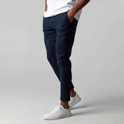 Men's Slim-Fit Chino Pants – Modern Office & Casual Style
