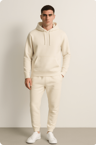 Men's Hoodie and Jogger Set Casual Sportswear Lounge Tracksuit