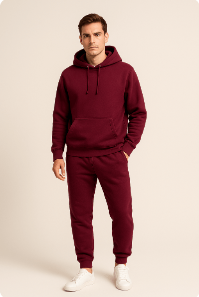 Men's Hoodie and Jogger Set Casual Sportswear Lounge Tracksuit