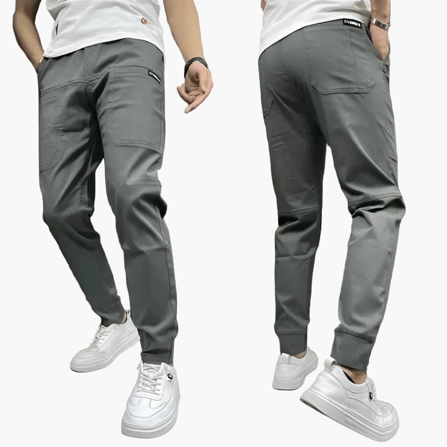 Men's Premium Stretch Cargo Pants – Modern Versatile Style for Everyday Comfort