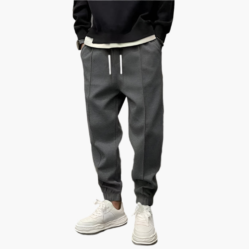 Men's Relaxed Fit Jogger Sweatpants for Everyday Comfort and Warmth