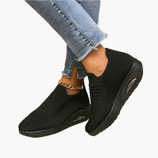 Women's Lightweight Slip-On Walking Sneakers Fashion Casual Shoes