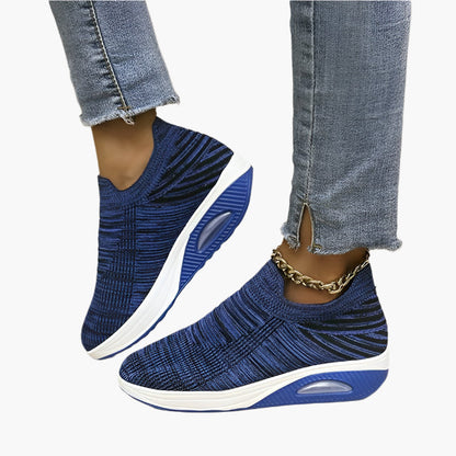 Women's Lightweight Slip-On Walking Sneakers Fashion Casual Shoes