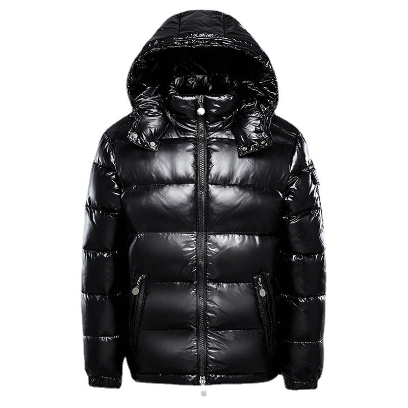 Men's Winter Puffer Jacket Warm Hooded Outdoor Coat