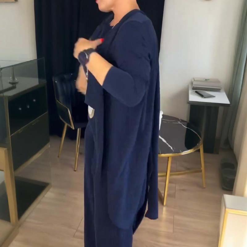 Women's 3-Piece Elegant Minimalist Set – Versatile Work and Leisure Outfit