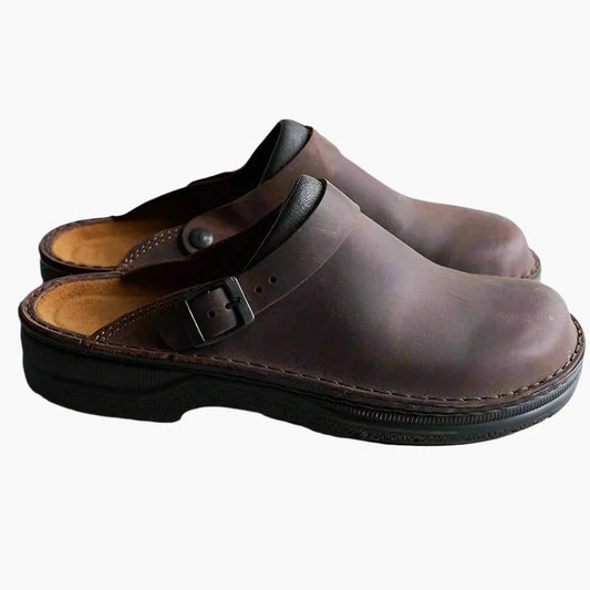 Men's Casual Comfort Clogs with Adjustable Strap - Everyday Slip-On Shoes