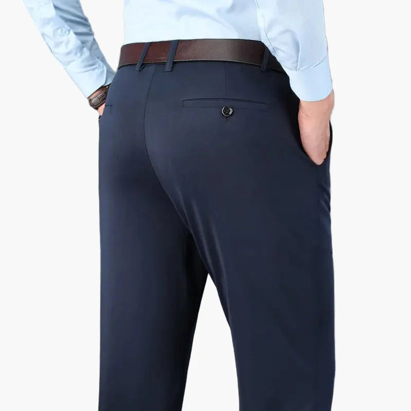 Men's Stretch Slim Fit Dress Pants – Versatile Business & Casual Trousers