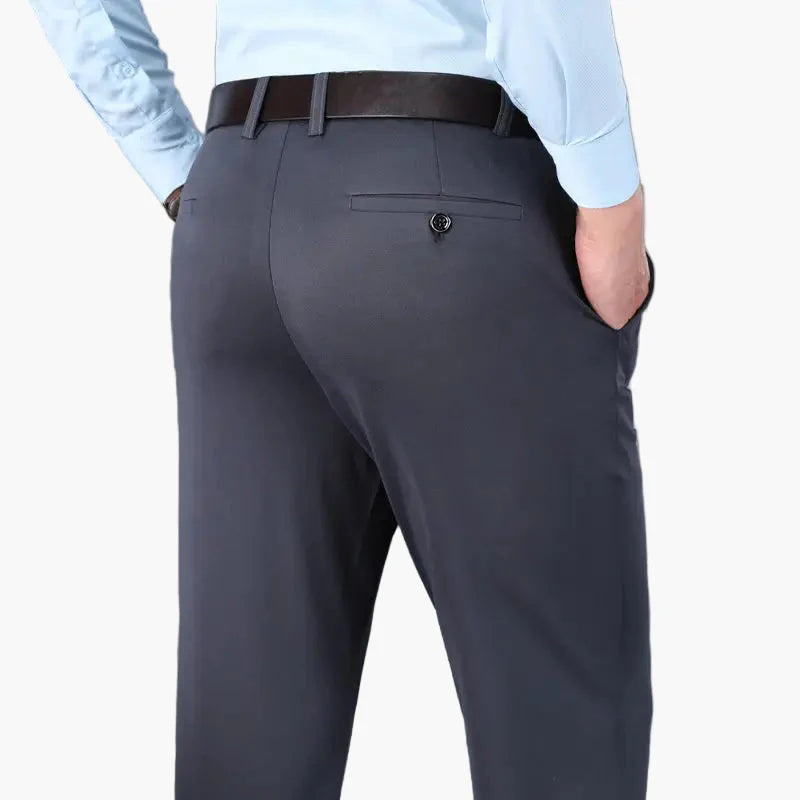 Men's Stretch Slim Fit Dress Pants – Versatile Business & Casual Trousers