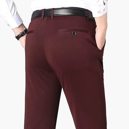 Men's Stretch Slim Fit Dress Pants – Versatile Business & Casual Trousers