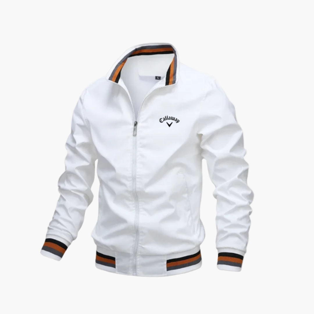 Men's Lightweight Golf Windbreaker Jacket – Athletic Water-Resistant Style for Golf & Outdoor