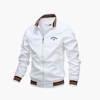 Men's Lightweight Golf Windbreaker Jacket – Athletic Water-Resistant Style for Golf & Outdoor