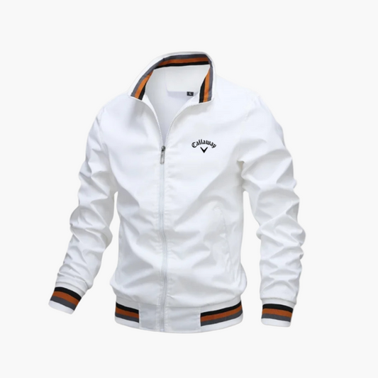 Men's Lightweight Golf Windbreaker Jacket – Athletic Water-Resistant Style for Golf & Outdoor