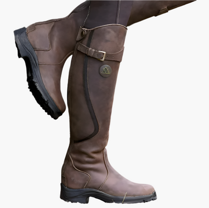 Women's Tall Waterproof Outdoor Riding Boots - Stylish Non-Slip Everyday Footwear