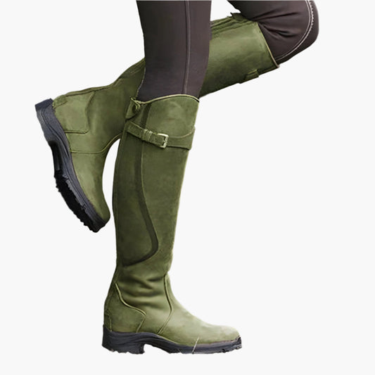 Women's Tall Waterproof Outdoor Riding Boots - Stylish Non-Slip Everyday Footwear