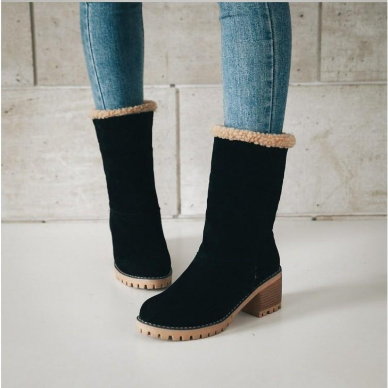 Women's Foldable Warm Ankle Boots for Comfort and Style