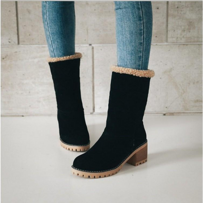 Women's Foldable Warm Ankle Boots for Comfort and Style
