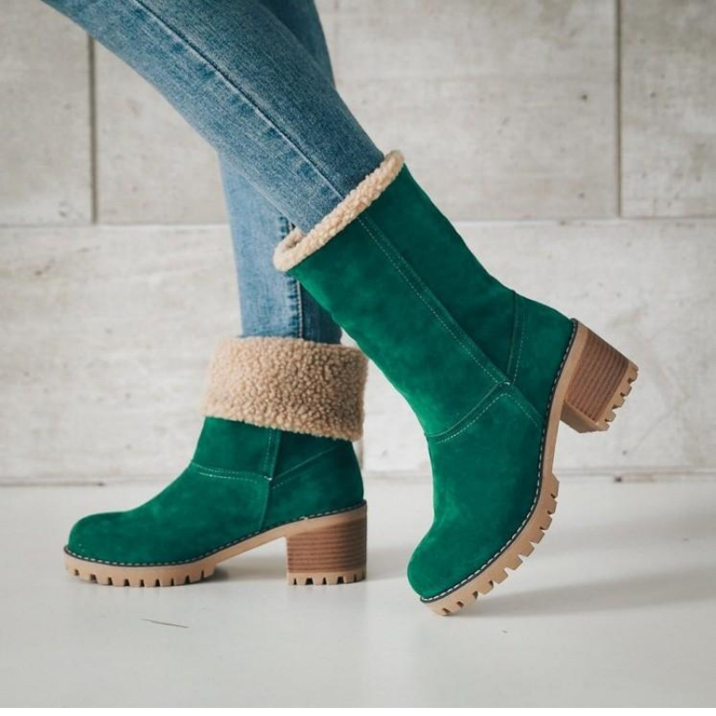 Women's Foldable Warm Ankle Boots for Comfort and Style